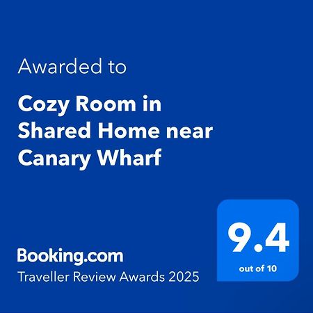 Cozy Room In Shared Home Near Canary Wharf London Ngoại thất bức ảnh