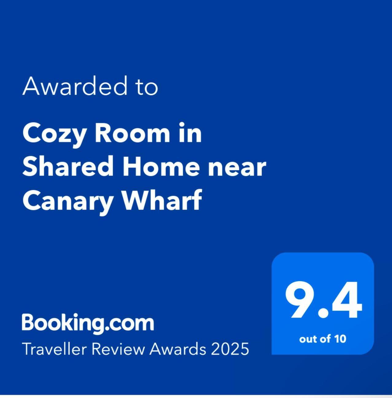 Cozy Room In Shared Home Near Canary Wharf London Ngoại thất bức ảnh